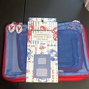 Wandering moon compression packing cubes 2 piece travel set